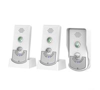 HpLive Interphone WiFi avec portée de 1000 m, communication bidirectionnelle, station extérieure étanche et deux stations intérieures pour la maison et le jardin