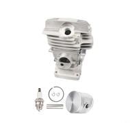 HpLive Kit cylindre et piston 47 mm 1141 020 1206 en métal pour tronçonneuse compatible avec MS291 MS291C MS271 MS271C Lot de 3 pièces de rechange avec pare-étincelles, durable