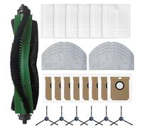 HpLive Kit d'accessoires pour aspirateur Conga 8490 pour aspirateur robot Ultimate Ultra Power avec brosse principale, filtre, serpillère, sac à poussière, brosse latérale (B-29 pièces)