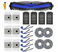 HpLive Kit d'accessoires pour Ecovacs pour Deebot Pour T30C Pour Omni Pour Gen2 avec brosse principale, 6 brosses latérales, 4 filtres, 4 serpillères, 6 sacs à poussière