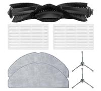 HpLive Kit d'accessoires pour robot aspirateur Haier HSR Home M3 avec brosse principale, brosses latérales, filtre, serpillère, nettoyage efficace (A)