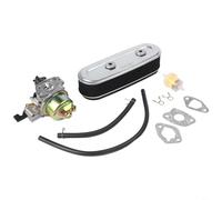 HpLive Kit de carburateur pour tondeuse à gazon Honda HR194 HR195 HR214 HRA214 HR215, remplacement 16100-ZE6-W01 16100-ZE7-055, avec kit de filtre à air pour moteurs GXV120 GXV140 GXV160, construction