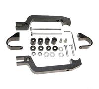 HpLive Kit de fixation de protection des mains en alliage d'aluminium pour Powermadd Sentinel Compatible avec les motoneiges, les VTT et les motos MX, noir, OEM 34452