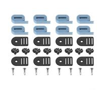 HpLive Kit de fixation solaire pour bâche de piscine - Pinces de fixation - Accessoires de piscine - Protection solaire - Support de film solaire (6 pièces)