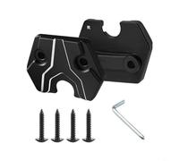 HpLive Kit de réparation de pare-soleil en aluminium, clip de fixation, accessoires pour l'intérieur du véhicule, support à 360° contre l'affaissement, montage facile sans perçage