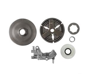 HpLive Kit d'embrayage, kit d'embrayage avec tambour d'embrayage, couronne dentée, pompe à huile, engrenage à vis sans fin et roulement à aiguilles, compatible avec les tronçonneuses