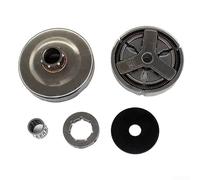 HpLive Kit d'embrayage pour tronçonneuse chinoise 4500 5200 5800 pour 45cc 52cc 58cc pour TA*RU-S MT-9999, jante de tambour d'embrayage .325-7T roulement à aiguilles