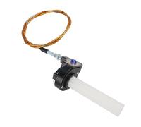 HpLive Kit poignée d'accélérateur pour quad ATV avec fenêtre de visualisation 22 mm Guidon de commande de l'accélérateur pour moto tout-terrain 50-250 CC (doré)