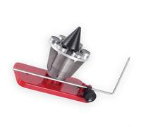 HpLive Lawn Mower Blade Balancer Set 1 pièce, construction en métal avec poignée de 25 mm de diamètre, design de précision avec aimant pour un alignement exact (A)