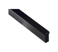 HpLive Lot de 10 poignées en forme de T noires pour meubles de cuisine, armoires, chambres à coucher, penderies, en aluminium massif, résistant aux intempéries, design élégant (B)