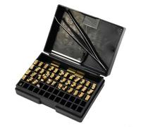 HpLive Lot de 120 lettres en cuivre d'impression à chaud 2 × 3 × 15 mm pour machine de codage à bande thermique DY-8 HP-241 pour imprimer la date de production et le numéro de lot