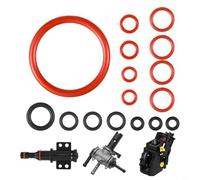 HpLive Lot de 15 joints toriques pour machine à café Saeco, matériau en caoutchouc précis, noir, compatible avec Spidem et pour robinet vapeur GAGGIA et valve de sortie d'eau (15 pièces)