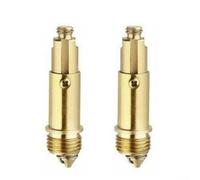 HpLive Lot de 2 bondes de vidange à clic clac de rechange pour lavabo de salle de bain - En laiton - Filetage M8 - Pour bassin standard 58,3/28 mm