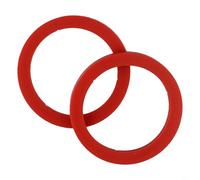 HpLive Lot de 2 joints en silicone pour machines à expresso - 8 mm - Pour Gaggia Classic - Pour VBM - Faema E61/E98 - Pour groupe de percolation Decent - Rouge
