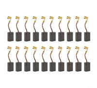 HpLive Lot de 20 balais de charbon CB459 de rechange pour GA4530R, GA4534, GA5030 et autres meuleuses d'angle, ciseaux, outils multifonctions de