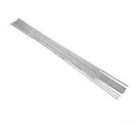 HpLive Lot de 20 tiges de soudure et de soudure en aluminium - 2 x 450 mm - Point de fusion bas - Haute conductivité thermique - Sans flux - Pour atelier, réparation