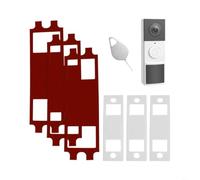 HpLive Lot de 3 bandes adhésives pour sonnette de porte e rechange - Bande en silicone double face sans perçage - Pour sonnette vidéo Tapo TD21/D210/D235 - Forte adhérence