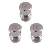 HpLive Lot de 3 disques de sécurité en laiton 18 K/3K/5K/6K/75 K pour réservoir d'air comprimé HPA/CO2, noir/argenté (5000 psi)