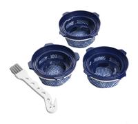 HpLive Lot de 3 filtres d'aspirateur avec 1 brosse de nettoyage pour Samsung Jet 75 Jet 90 Jet 70 Jet 75+ Jet 60 Aspirateur Pièce de rechange pour DJ97-02649A