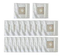 HpLive Lot de 4/10/20 sacs d'aspirateur avec contrôle des odeurs et haute aspiration, pour AM Basics G51 pour AEG, Dirt Devil, Nilfisk (20 PACK)