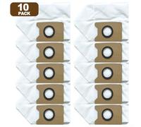 HpLive Lot de 4/10 sacs à poussière pour aspirateur Airbot Robot pour aspirateur X40 Ultra 17000 Pa, pièces de rechange 4 couches de filtration en tissu non tissé, blanc (10 pièces)