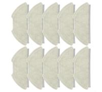 HpLive Lot de 4/10 serpillères en microfibre pour Airrobo pour T20+ pour FIXR pour robot aspirateur T20, chiffons de rechange pour un nettoyage en profondeur des sols durs (10 pièces)