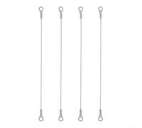 HpLive Lot de 4 câbles de délimitation en acier inoxydable pour armoires de | Câble de maintien de porte d'armoire 4 pièces, limiteur de charnière en acier inoxydable 304, angle d'ouverture de porte