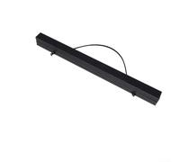 HpLive Lot de 4 cadres magnétiques en bois de teck pour accrocher des œuvres d'art mural et de la décoration, taille 21 à 51 cm, lot de 4 avec cordon en cuir (41 cm, noir)