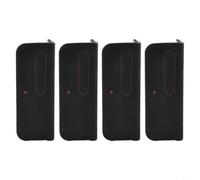 HpLive Lot de 4 protections d'angle en silicone et protection des bords pour meubles avec une forte adhérence, 99 x 39 cm, en matériau doux pour la sécurité des bébés (noir)
