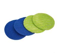 HpLive Lot de 4 tampons de nettoyage de sol 16 cm - Électrique sans fil - Rechargeable - Nettoyeur de sol
