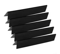 HpLive Lot de 5 pièces de 44,5 cm Accessoires de barbecue Répartiteur de flamme pour Weber pour Genesis E/S-310 320 330 Porcelaine émaillée en acier émaillé Garde-boue