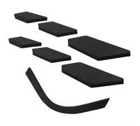 HpLive Lot de 7 couvercles d'aération pour chambre sèche Chevrolet pour Corvette pour C8 Z51 pour Coupé 2020+ ainsi que pour C8 Z06/E-Ray 2023+, hydrofuge, noir