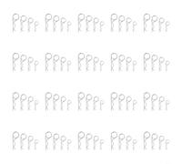 HpLive Lot de 80 connecteurs à ressort pour tracteurs et tondeuses à gazon, métal, 4 tailles (3,5 × 90 mm, 3 × 80 mm, 2,5 × 65 mm, 2 × 50 mm) pour de nombreuses applications de réparation et de