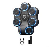 HpLive Machine de boxe musicale intelligente pour adultes - Entraîneur de frappe interactif mural avec mousse haute résilience - Cible de boxe pour fitness et arts martiaux (modèle basique)