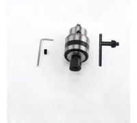 HpLive Mandrin de perçage 4 pièces B12 avec clé, plage de serrage 1,5-10 mm, métal, adaptateur pour machines CNC, fraiseuses, tours et perceuses dans le bricolage (Chuck Shaft 8 mm)