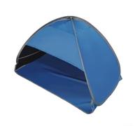 HpLive Mini tente de plage Oreiller Protection solaire avec fermeture éclair Protection contre le vent pour l'extérieur, le camping, les coquillages de plage (vinyle saphir bleu)