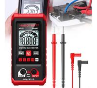 HpLive Multimètre numérique HT123, multimètre numérique, 2000 compteurs, mesure la tension AC/DC, écran LCD