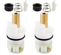 HpLive Noyau de valve de robinet, kit de réparation pour robinets de salle de bain, douche et évier, pièces de rechange compatibles avec siège en caoutchouc et ressort