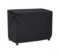 HpLive Oxford Housse de protection pour meubles de jardin d'extérieur - Résistante aux intempéries - Avec aération et cordon de serrage - Noir - 84 x 61 x 81 cm