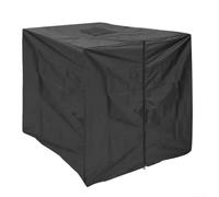 HpLive Oxford Housse de réservoir IBC étanche 1000 l avec protection UV et ouverture facile d'accès pour l'extérieur Noir