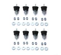 HpLive Pads Anti-Vibration Climatisation 70mm Caoutchouc 100kg(8PCS)