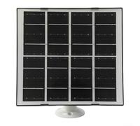 HpLive Panneau solaire 7 W pour trappe à poulet avec haute efficacité, protection IP65 résistante aux intempéries et support réglable à 360 °, silicium monocristallin durable avec verre trempé, câble