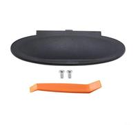 HpLive Pare-soleil noir pour miroir de maquillage - En ABS - Installation de rechange - Compatible avec Porsche 911 996 997 OEM 99670142102 - Avec tournevis et vis pour accessoires intérieurs