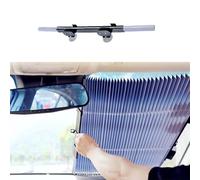 HpLive Pare-soleil pour voiture - Extensible - Pliable - Avec ventouse - 46 cm