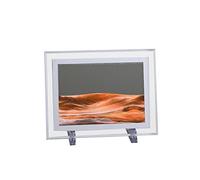 HpLive Peinture sur Sable Fluide - Image 3D Dynamique à Bascule - Paysage Naturel - Cadre de Sable Fluide - Sablier Relaxant - Décoration d'Art (17,5 x 13,5 cm) - Jaune