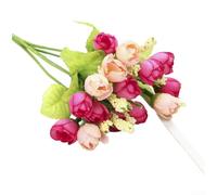 HpLive Pivoines artificielles en soie 15 têtes réalistes (I)