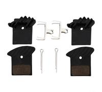 HpLive Plaquettes de frein à disque de vélo pour freins hydrauliques NUTT Selle semi-métal Dissipation de chaleur Réduction du bruit VTT Vélo de route sec humide 2 paires