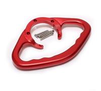 HpLive Poignée de réservoir passager de moto en aluminium pour Yamaha FZ1 FZ6 R1 R6 MT-07 pour MT-09 XJ6 (rouge)