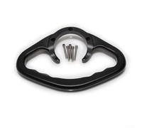 HpLive Poignée de réservoir passager de moto en aluminium pour Yamaha FZ1 FZ6 R1 R6 MT-07 pour MT-09 XJ6 (noir)