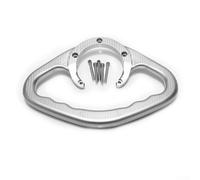HpLive Poignée de réservoir passager de moto en aluminium pour Yamaha FZ1 FZ6 R1 R6 MT-07 pour MT-09 XJ6 (argenté)